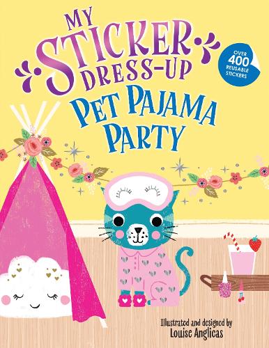 Бумажная книга «My Sticker Dress-Up: Pet Pajama Party!», автор Луиза Англикас - фото №1