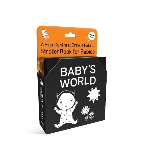 Паперова книга «Baby's World: A High-Contrast Crinkle Fabric Stroller Book for Babies» - фото №1