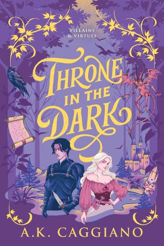 Паперова книга «Throne in the Dark: A Feel-Good Cosy Romantasy Adventure (Villains & Virtues Book 1)», автор А. К. Каджано - фото №1