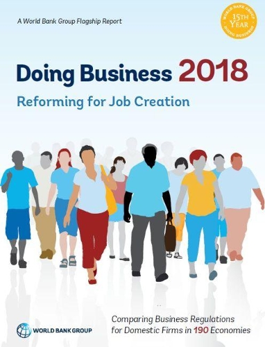 Бумажная книга «Doing business 2018: reforming to create jobs», автор Всемирный банк - фото №1