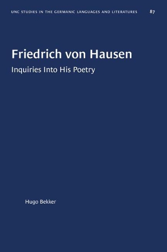 Бумажная книга «Friedrich von Hausen: Inquiries Into His Poetry», автор Хьюго Беккер - фото №1