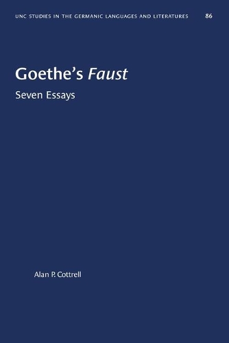 Паперова книга «Goethe's Faust: Seven Essays», автор Алан П. Коттрелл - фото №1