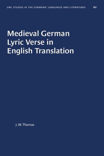 Бумажная книга «Medieval German Lyric Verse in English Translation», автор Дж. В. Томас - фото №1