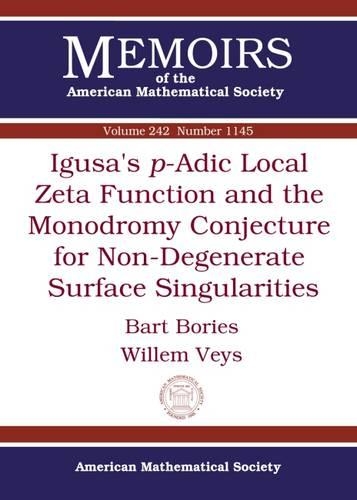 Паперова книга «Igusa's $p$-Adic Local Zeta Function and the Monodromy Conjecture for Non-Degenerate Surface Singularities», авторів Барт Боріс, Віллем Вейс - фото №1