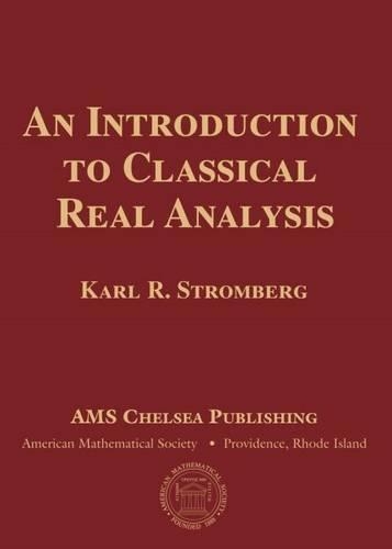 [object Object] «An Introduction to Classical Real Analysis», автор Карл Р. Стромберг - фото №1
