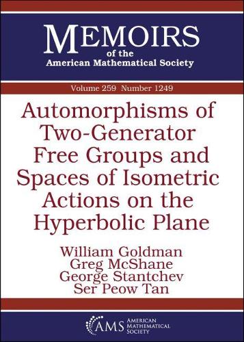 [object Object] «Automorphisms of Two-Generator Free Groups and Spaces of Isometric Actions on the Hyperbolic Plane», авторів Джордж Станчев, Грег МакШейн, Сер Пео Тан, Вільям Голдман - фото №1