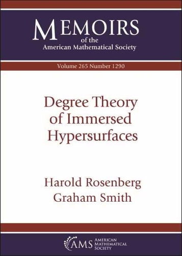 Бумажная книга «Degree Theory of Immersed Hypersurfaces», авторов Грэм Смит, Гарольд Розенберг - фото №1