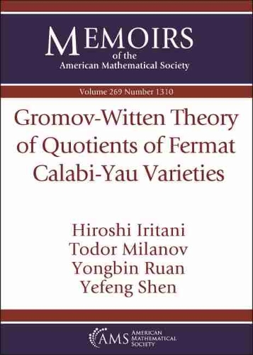[object Object] «Gromov-Witten Theory of Quotients of Fermat Calabi-Yau Varieties», авторів Хіроші Ірітані, Тодор Міланов, Єфенг Шен, Юнбін Руан - фото №1