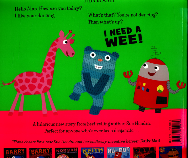 Паперова книга «I Need a Wee!», автор Сью Хендра - фото №1