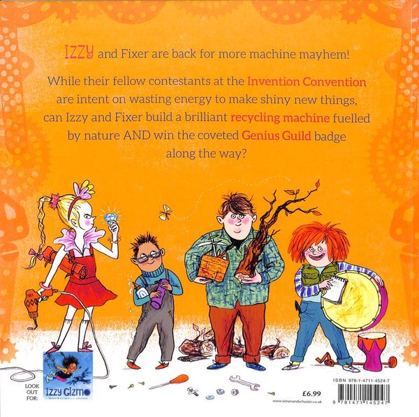 Бумажная книга «Izzy Gizmo and the Invention Convention », автор Пип Джонс - фото №1