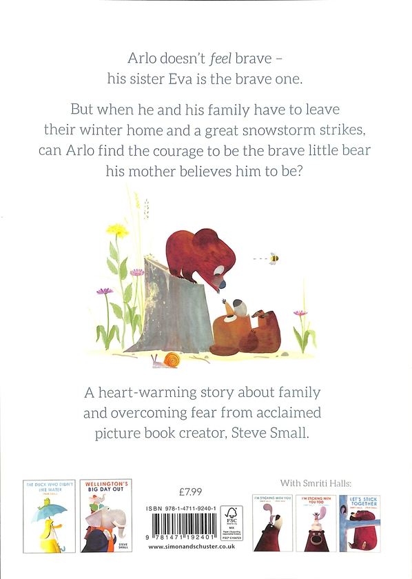 Бумажная книга «Brave Little Bear», автор Стив Смолл - фото №1