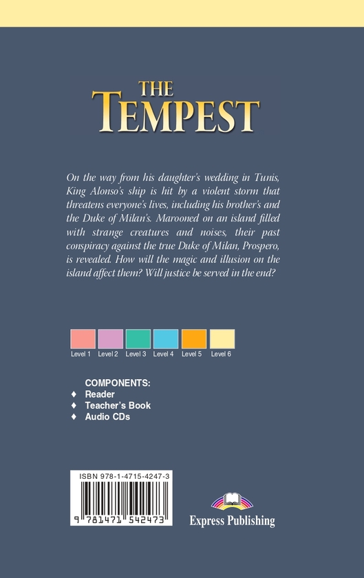 Бумажная книга «The Tempest», авторов Уильям Шекспир, Дженни Дули - фото №1