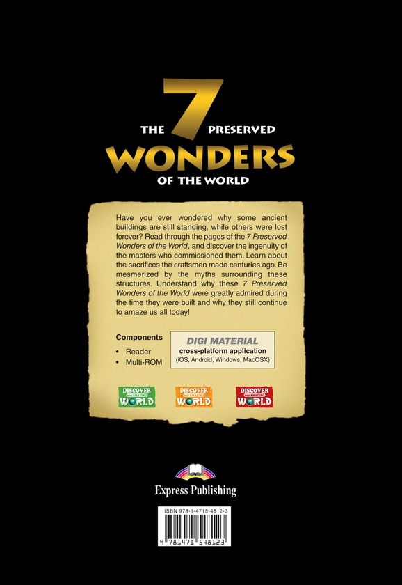 Бумажная книга «The 7 Preserved Wonders of the World. Reader (with DigiBooks App.)», авторов Вирджиния Эванс, Дженни Дули - фото №1