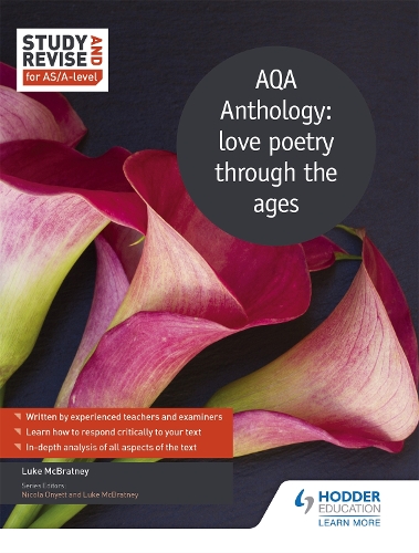 Паперова книга «Study and Revise for AS/A-level: AQA Anthology: love poetry through the ages», автор Люк МакБратні - фото №1