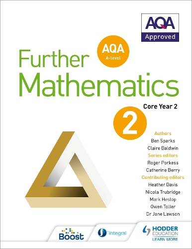 Бумажная книга «AQA A Level Further Mathematics Core Year 2», авторов Бен Спаркс, Клэр Болдуин - фото №1