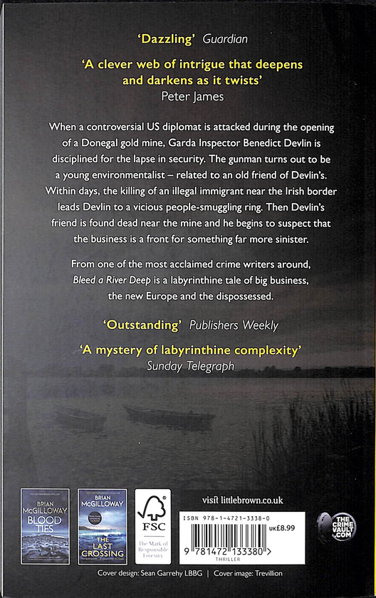 Паперова книга «Bleed a River Deep», автор Брайан МакГілловей - фото №1