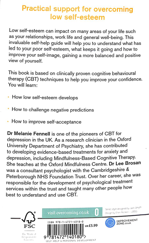 Бумажная книга «An Introduction to Improving Your Self-Esteem», авторов Леонора Бросан, Мелани Феннелл - фото №1