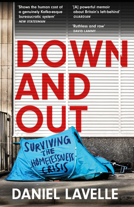 Паперова книга «Down and Out. Surviving the Homelessness Crisis», автор Даніель Лавелль - фото №1