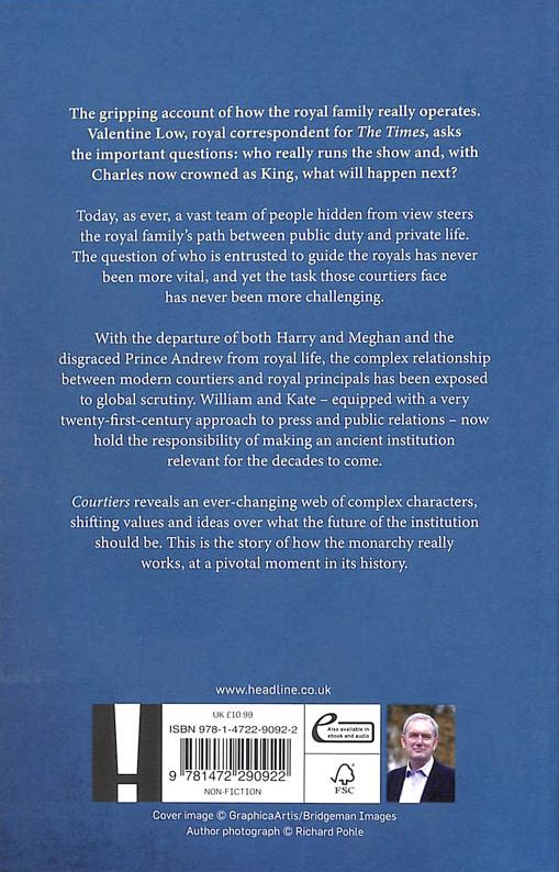 Бумажная книга «Courtiers: The Hidden Power Behind the Crown», автор Валентайн Лоу - фото №1