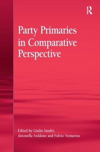 Паперова книга «Party Primaries in Comparative Perspective», авторів Антонелла Седдоне, Джулія Сандрі - фото №1
