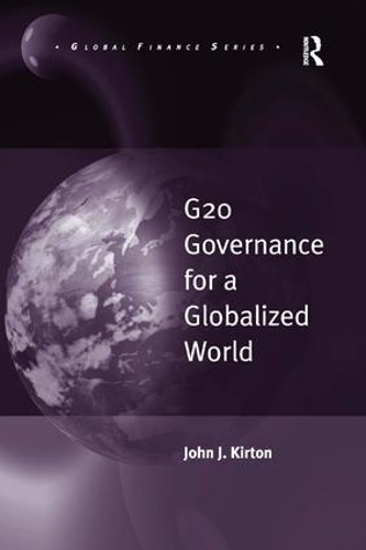 Бумажная книга «G20 Governance for a Globalized World», автор Джон Дж. Киртон - фото №1