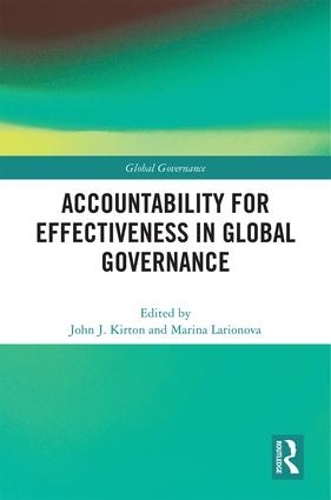 Паперова книга «Accountability for Effectiveness in Global Governance» - фото №1