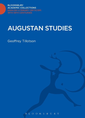 Паперова книга «Augustan Studies», автор Джеффрі Тіллотсон - фото №1