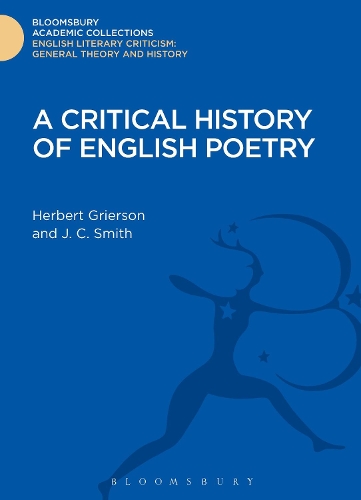 Паперова книга «A Critical History of English Poetry», автор Герберт Гріерсон - фото №1