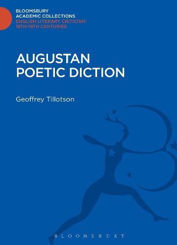 Паперова книга «Augustan Poetic Diction», автор Джеффрі Тіллотсон - фото №1
