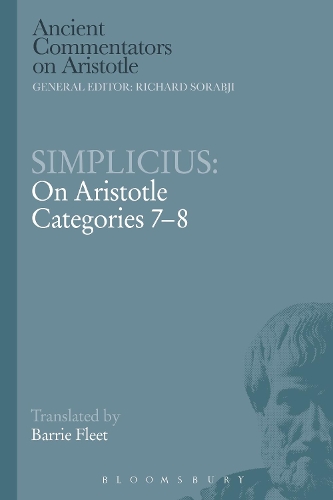 Бумажная книга «Simplicius: On Aristotle Categories 7-8», автор Барри Флит - фото №1
