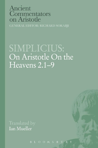 [object Object] «Simplicius: On Aristotle On the Heavens 2.1-9», автор Simplicius - фото №1