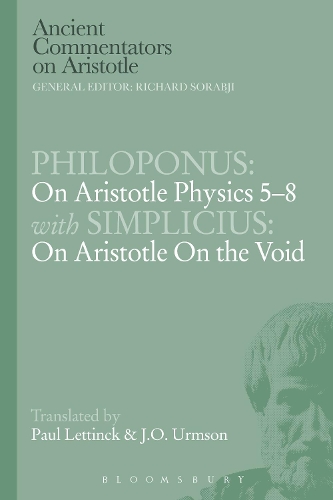 Паперова книга «Philoponus: On Aristotle Physics 5-8 with Simplicius: On Aristotle on the Void», авторів Дж. О. Урмсон, Поль Леттінк - фото №1