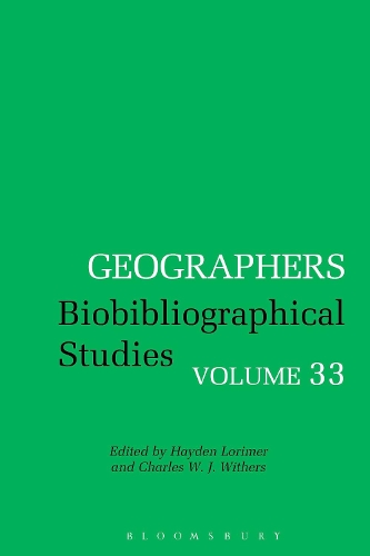 Паперова книга «Geographers: Biobibliographical Studies, Volume 33», автор Хайден Лорімер - фото №1