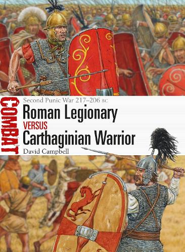 Паперова книга «Roman Legionary vs Carthaginian Warrior: Second Punic War 217–206 BC», автор Девід Кемпбелл - фото №1