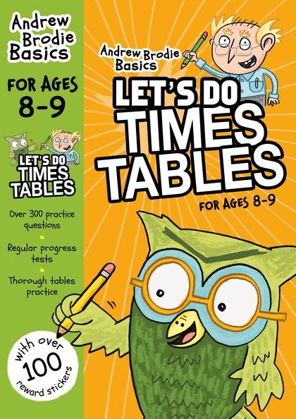 Паперова книга «Let's do Times Tables 8-9», автор Ендрю Броуді - фото №1