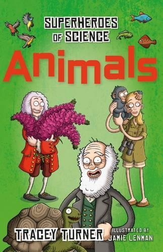 Паперова книга «Superheroes of Science Animals», автор Трейсі Тьорнер - фото №1