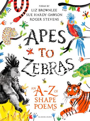Бумажная книга «Apes to Zebras: An A-Z of Shape Poems», авторов Лиз Браунли, Роджер Стивенс, Сью Харди-Доусон - фото №1