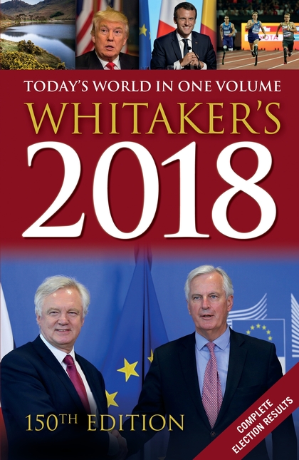 Бумажная книга «Whitaker's 2018» - фото №1
