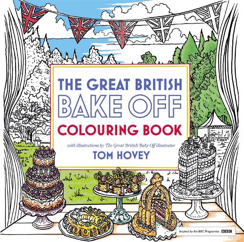 Бумажная книга «Great British Bake Off Colouring Book: With Illustrations From The Series», автор Том Хови - фото №1
