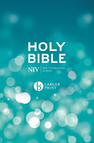 Бумажная книга «NIV Larger Print Blue Hardback Bible», автор New International Version - фото №1