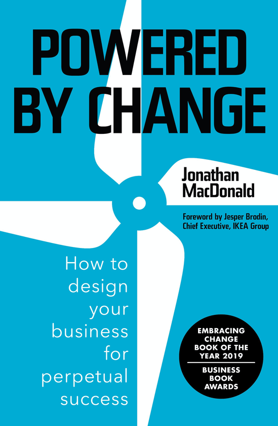 Паперова книга «Powered by Change», автор Джонатан Макдональд - фото №1