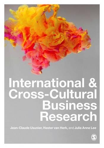 Бумажная книга «International and Cross-Cultural Business Research», автор Жан-Клод Узунье - фото №1