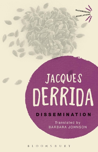 Бумажная книга «Dissemination», автор Жак Деррида - фото №1