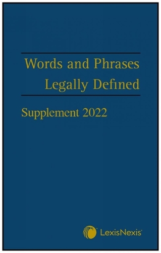 Бумажная книга «Words and Phrases Legally Defined 2023 Supplement», автор Дэвид Хэй - фото №1