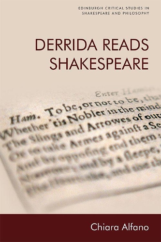 Бумажная книга «Derrida Reads Shakespeare», автор Кьяра Альфано - фото №1