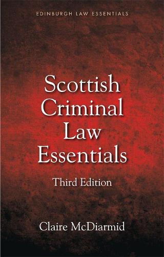 Бумажная книга «Scottish Criminal Law Essentials», автор Клэр Макдиармид - фото №1