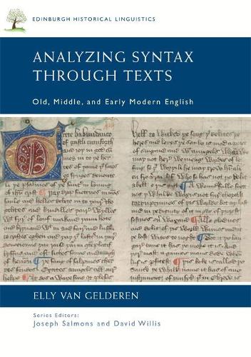 [object Object] «Analyzing Syntax Through Texts: Old, Middle, and Early Modern English», автор Еллі ван Гелдерен - фото №1