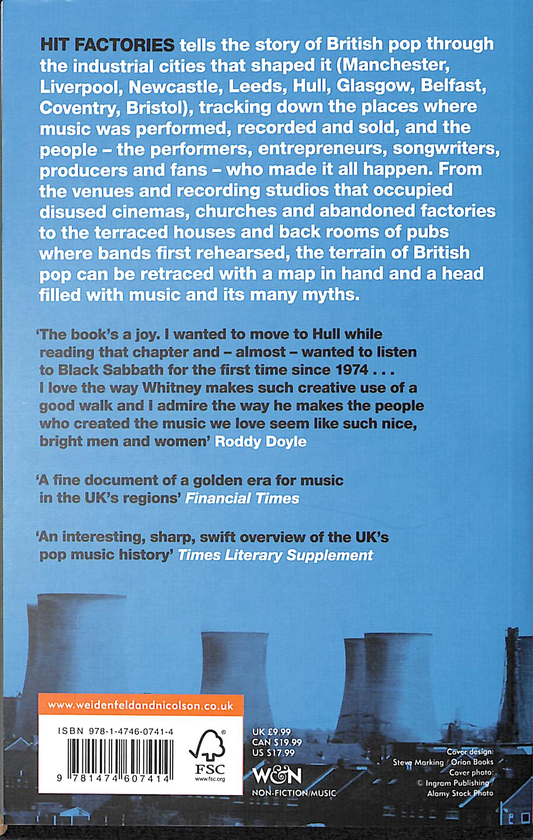 Бумажная книга «Hit Factories. A Journey Through the Industrial Cities of British Pop», автор Карл Уитни - фото №1