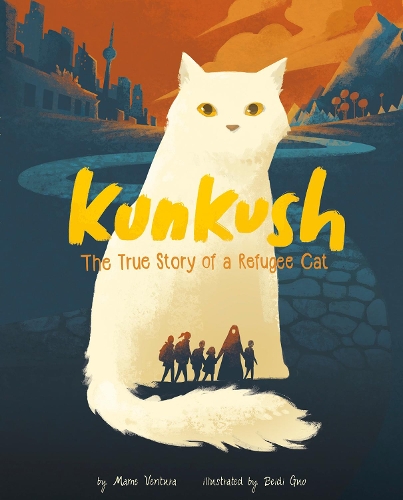 Бумажная книга «Kunkush: The True Story of a Refugee Cat», автор Марна Вентура - фото №1