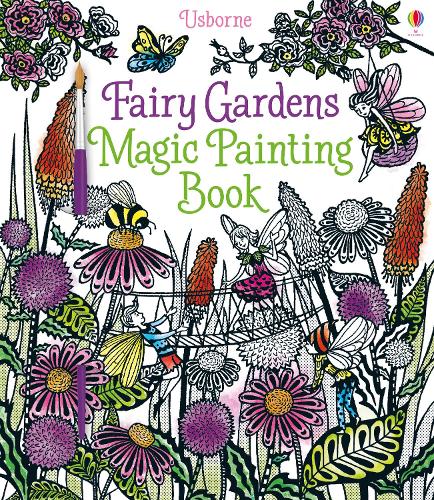 Паперова книга «Fairy Gardens Magic Painting Book», автор Леслі Сімс - фото №1